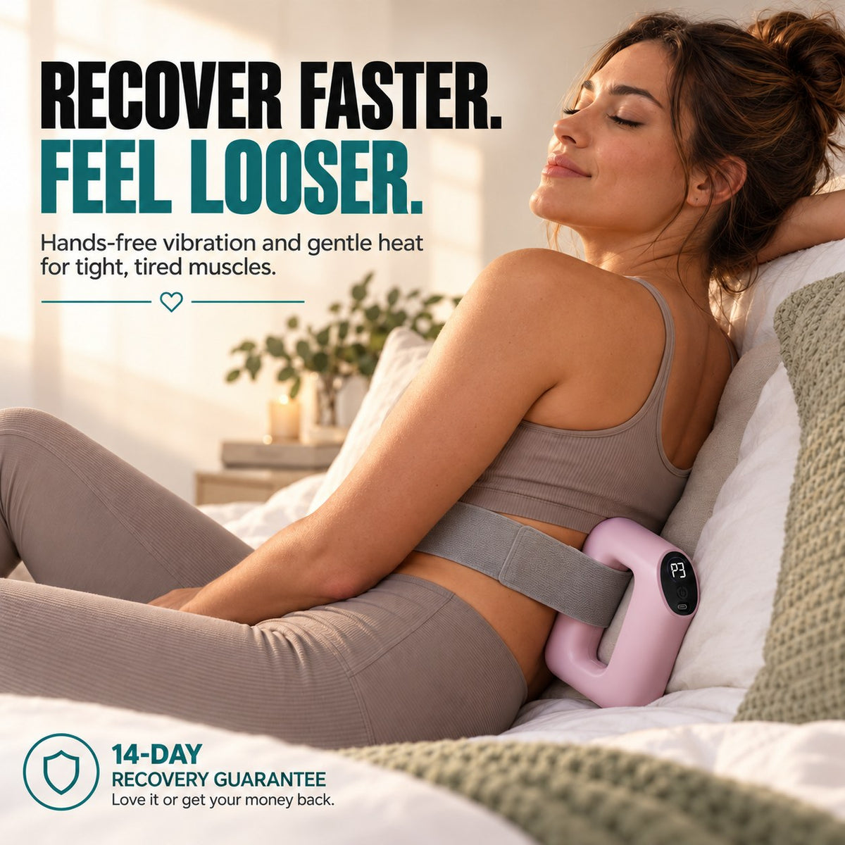 RecoverRing™ – Hands-Free Muscle Recovery Massager