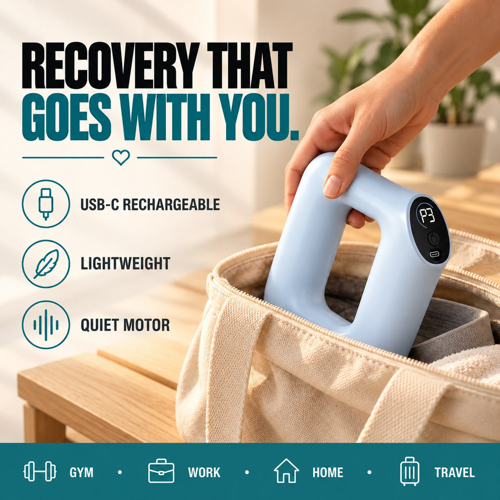 RecoverRing™ – Hands-Free Muscle Recovery Massager